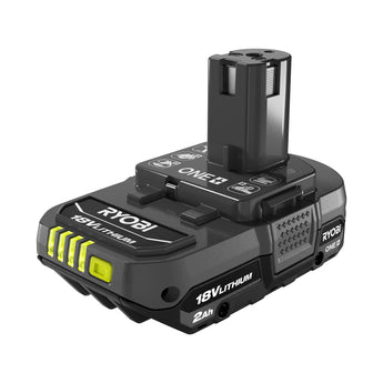 Open Box -  RYOBI ONE+ 18V Lithium-Ion 2.0 Ah Compact Battery and Charger Starter Kit RYOBIBullseye Deals