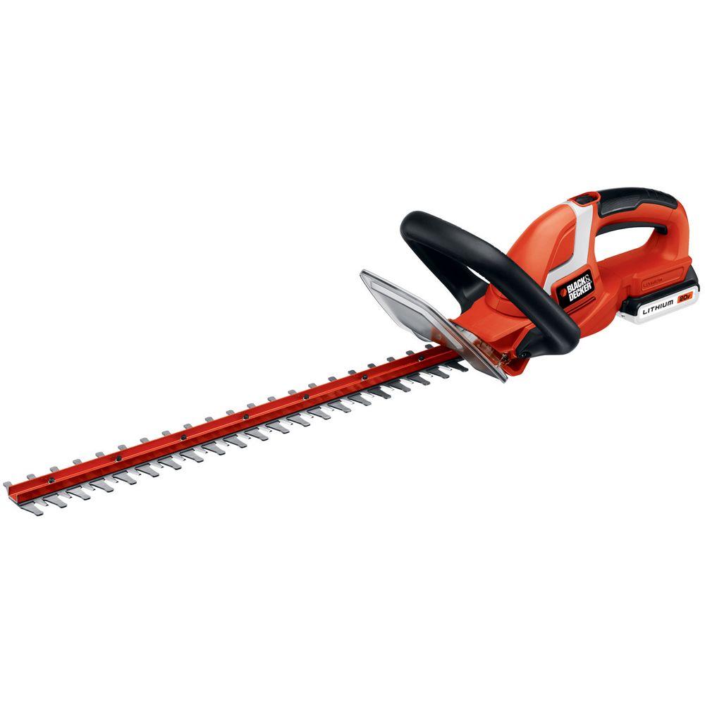 Open Box -  BLACK+DECKER 22 in. 20-Volt Lithium-Ion Cordless Hedge Trimmer