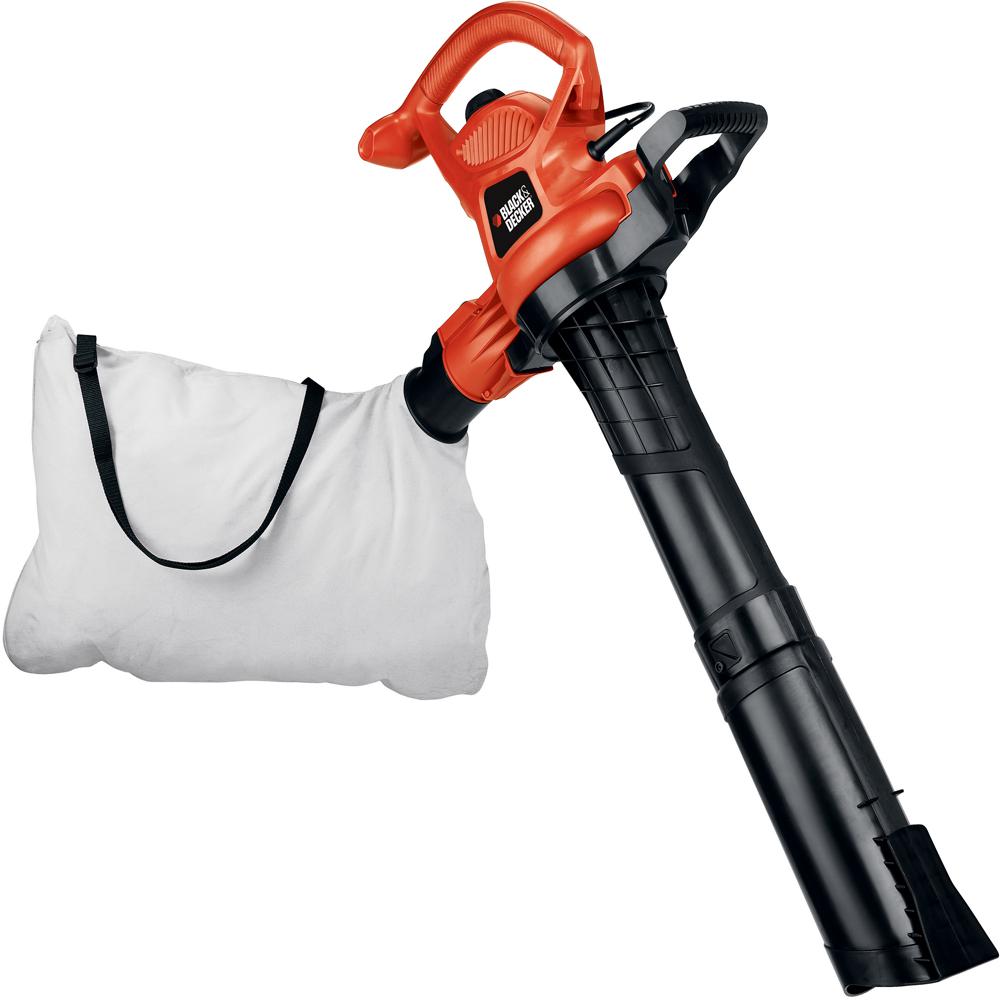 Open Box -  Black & Decker BV3600 12 Amp Two Speed Handheld Electric Mulcher Blower Vac