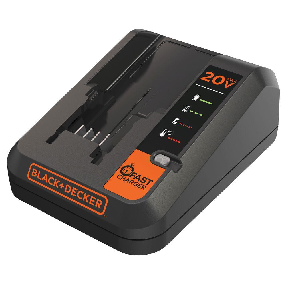 Open Box -  BLACK+DECKER Lithium-Ion Battery Fast Charger, BDCAC202B