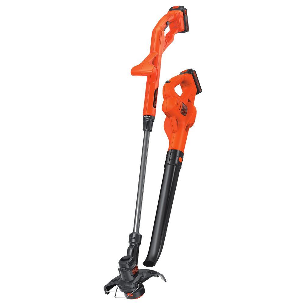 Open Box -  BLACK+DECKER 20-Volt MAX Lithium-Ion Cordless Trimmer/Sweeper Combo Kit (2-Tool)