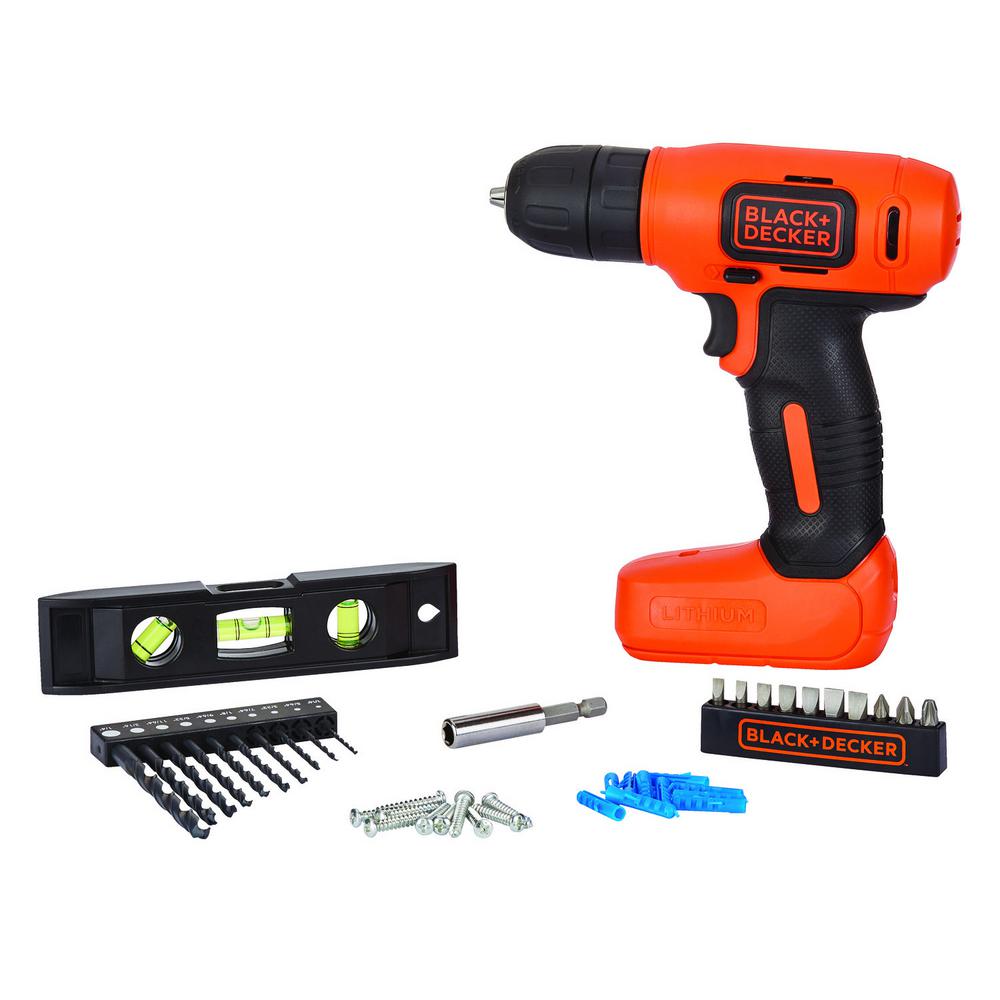 Open Box -  BLACK+DECKER 8-Volt MAX* Home Decor Kit, BDCD8HDPK