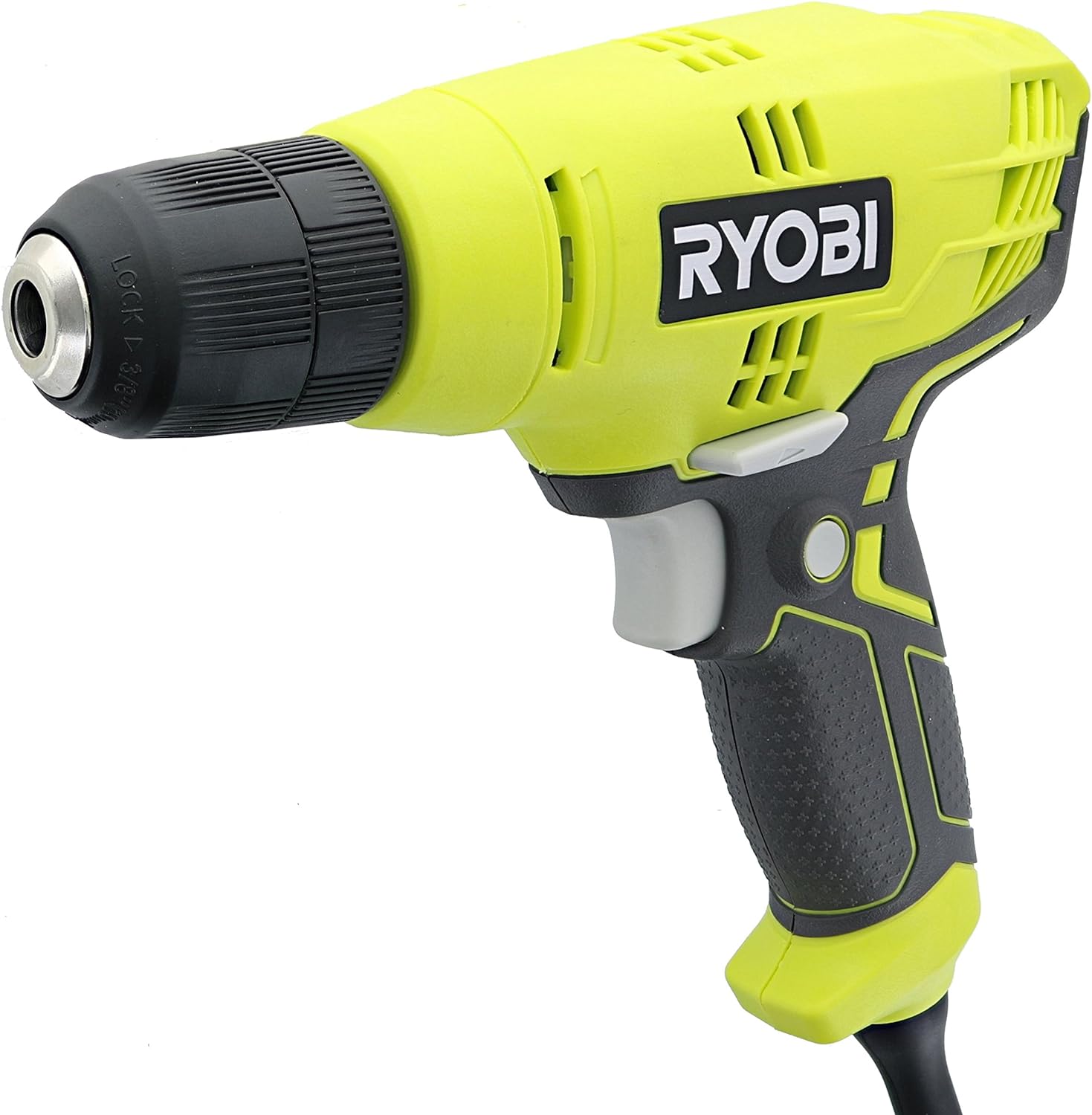 Open Box -  Ryobi 5.5-Amp 3/8 in. Variable Speed Corded Electric Drill - D43K RYOBIBullseye Deals