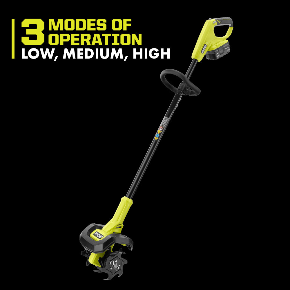 Open Box -  RYOBI ONE+ 8 in. 18V Cordless Cultivator (Tool-Only)