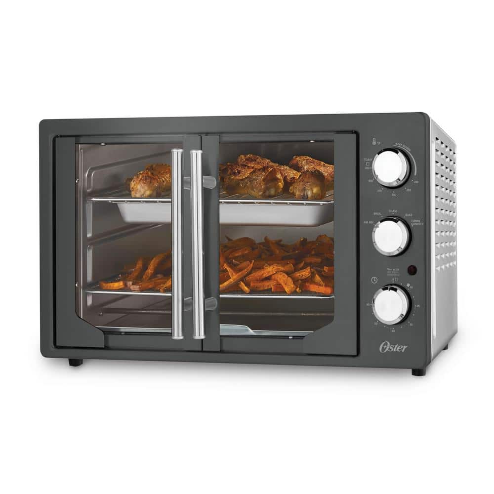 Open Box -  Oster Extra-Large French Door Air Fry Countertop Oven OsterBullseye Deals