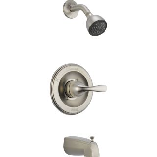 Open Box - Delta T13420-SS Classic Monitor 13 Series Single Function Pressure Balanced Tub and Shower Trim Package with Touch Clean Shower Head - Less Rough-In Valve