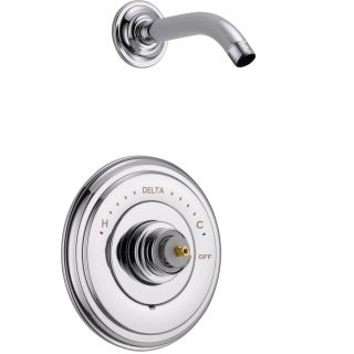 Open Box - Delta T14297-LHP-LHD Cassidy Monitor 14 Series Single Function Pressure Balanced Shower Trim Package - Shower Head, Handle, and Rough-In Valve Sold Separately