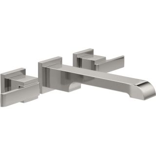 Open Box - Delta T3567LF-SSWL Ara Wall Mounted Bathroom Faucet - Includes  - Less Drain Assembly