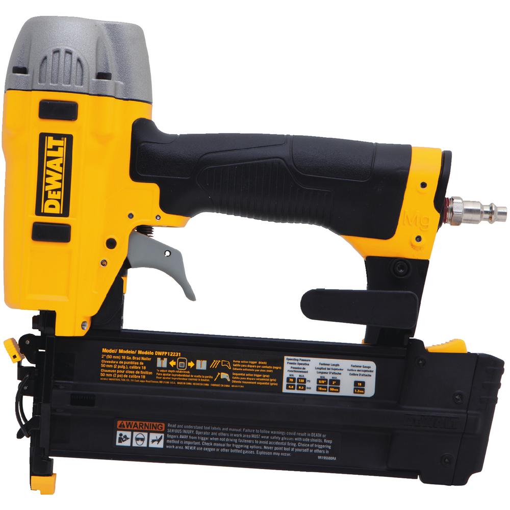 Open Box -  DEWALT DWFP12231 18-Gauge Pneumatic 2 in. Brad Nailer Kit DEWALTBullseye Deals