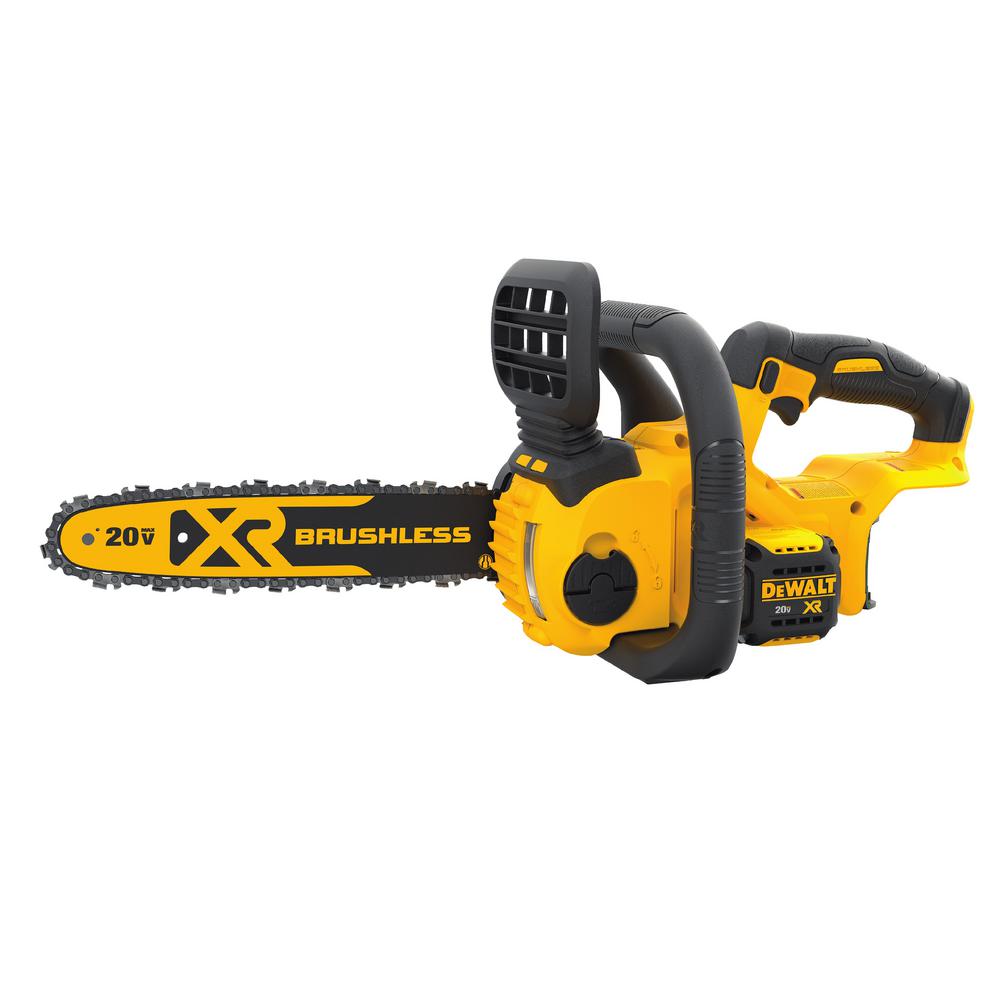 Open Box -  DEWALT 20-Volt MAX Lithium-Ion Cordless 12 in. Brushless Chainsaw (Tool Only) DEWALTBullseye Deals