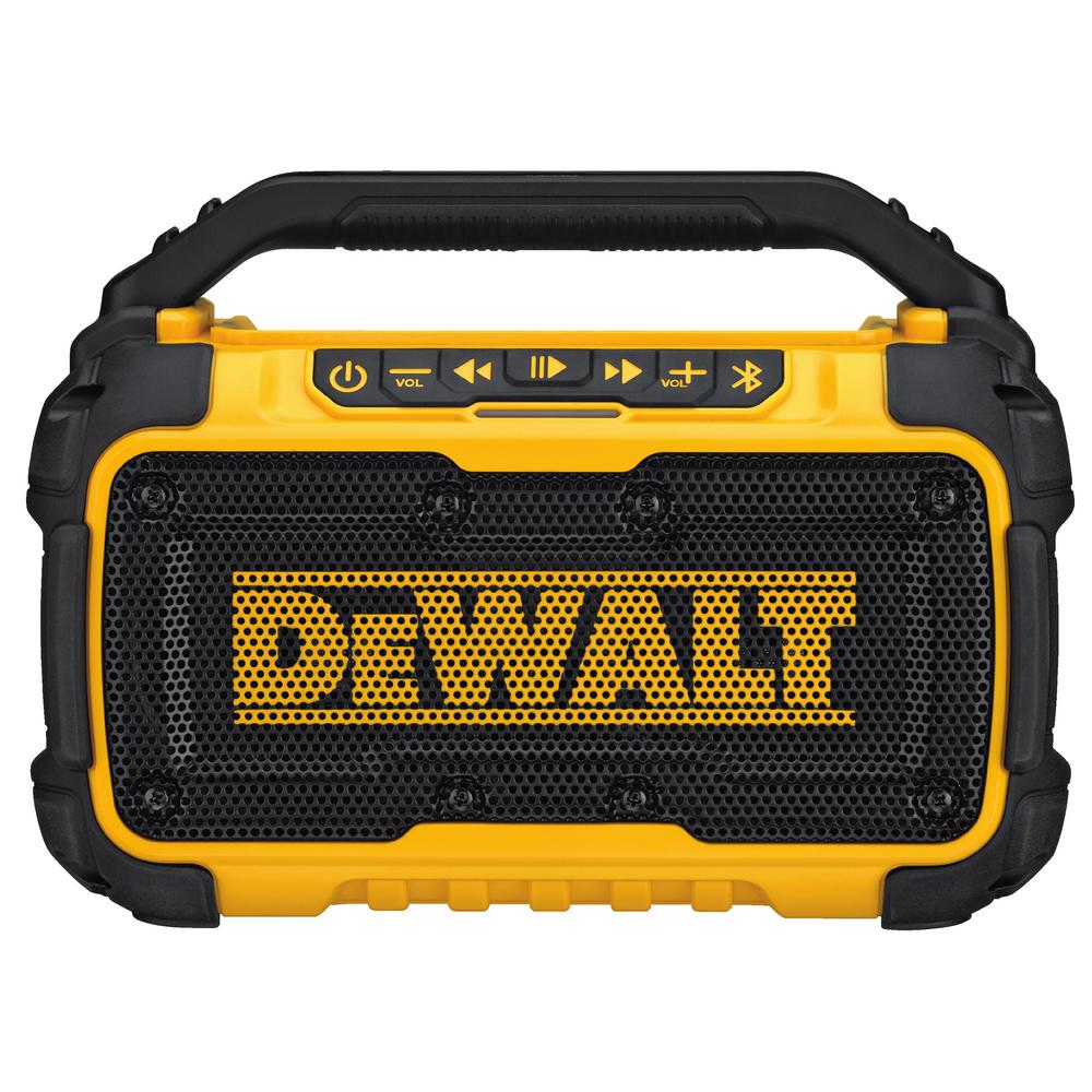 Open Box - DEWALT 20-Volt MAX Bluetooth Speaker DEWALTBullseye Deals