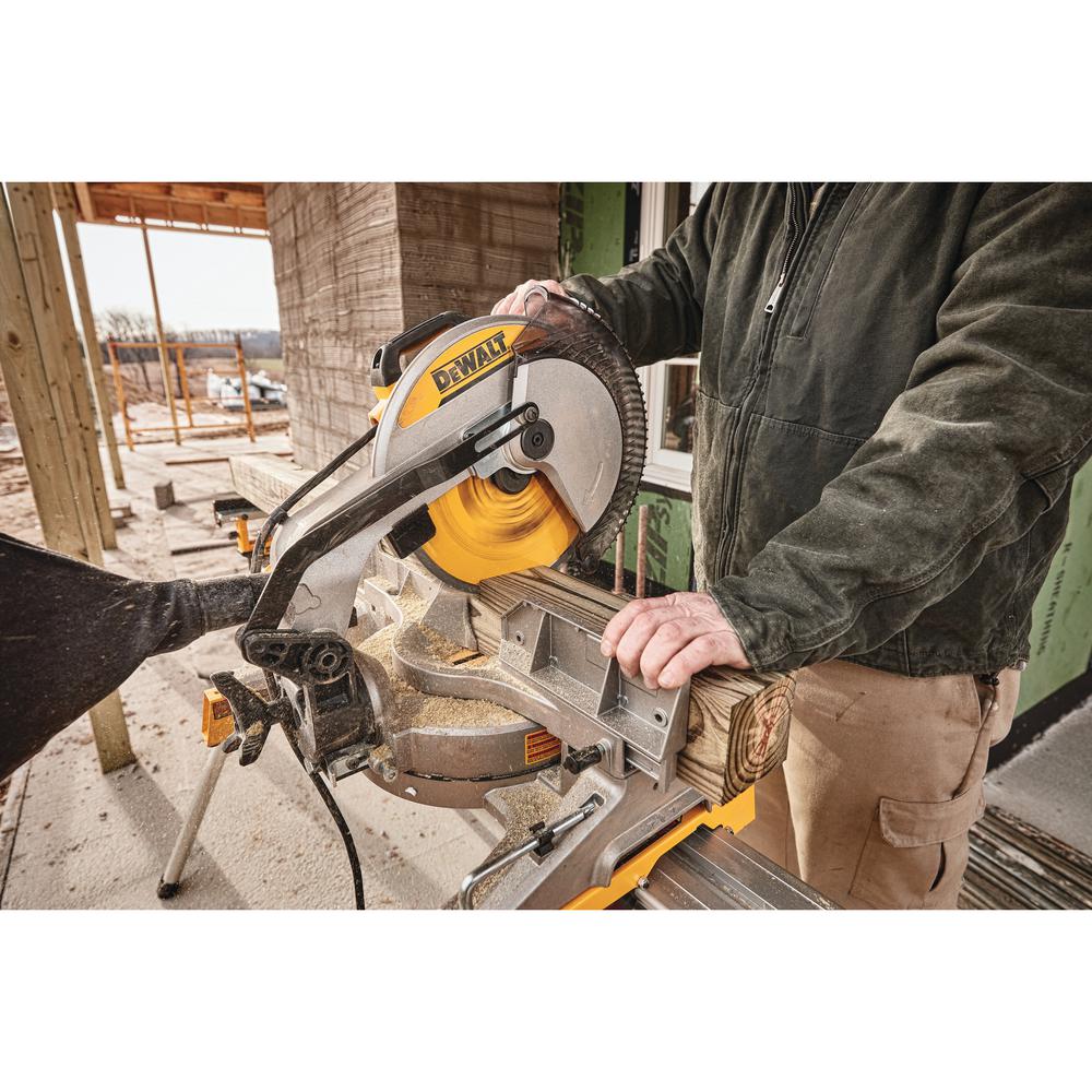 Open Box -  Dewalt DWS715 15 Amp Corded 12 in. Compound Single Bevel Miter Saw DEWALTBullseye Deals