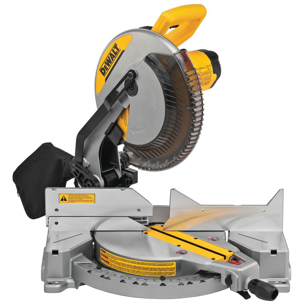 Open Box -  Dewalt DWS715 15 Amp Corded 12 in. Compound Single Bevel Miter Saw DEWALTBullseye Deals