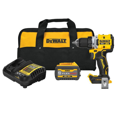 Used - 20V MAX XR Lithium-Ion Brushless Cordless 1/2 in. Drill/Driver Kit with 6.0 Ah FLEXVOLT Battery, Charger and Kitbag