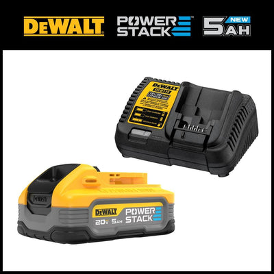 Used - DEWALT 20V MAX POWERSTACK 5.0Ah Battery Kit