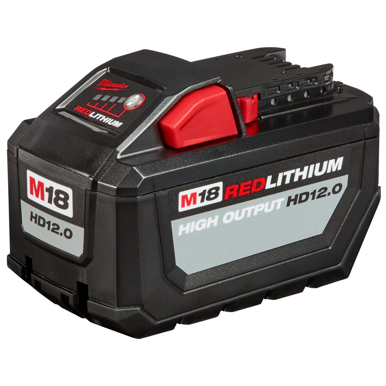 Open Box -  Milwaukee M18 18-Volt Lithium-Ion High Output Battery Pack 12.0Ah MilwaukeeBullseye Deals