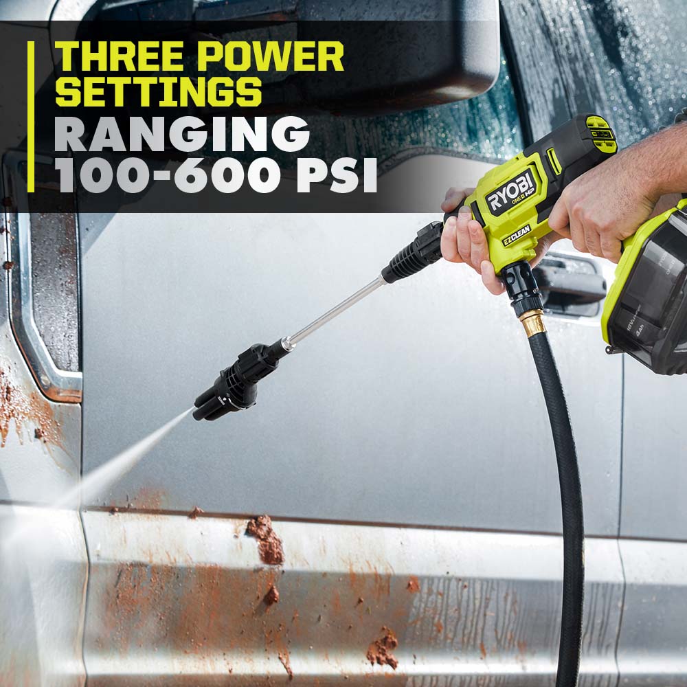 Open Box -  RYOBI ONE+ HP 18V Brushless EZClean 600 PSI 0.7 GPM Cordless Cold Water Power Cleaner (Tool Only) RYOBIBullseye Deals