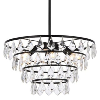 Open Box - Elegant Lighting 1101D20BK - Chandeliers Indoor Lighting