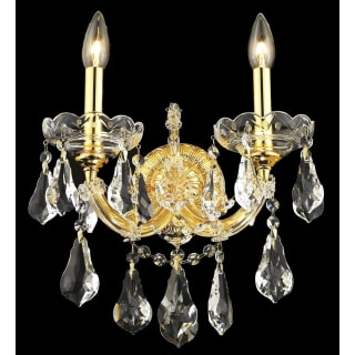 Open Box - Elegant Lighting 2801W2G/RC - Wall Sconces Indoor Lighting