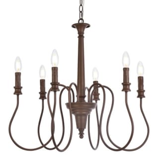 Open Box - Elegant Lighting LD7044D26WOK - Chandeliers Indoor Lighting