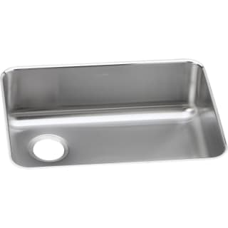 Open Box - Elkay ELUH2317L Gourmet 25-1/2" Single Basin 18-Gauge Stainless Steel Kitchen Sink for Undermount Installations with SoundGuard Technology and Lustertone Finish