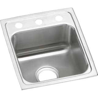 Open Box - Elkay LRAD1517653 Gourmet 15" Single Basin Drop In Stainless Steel Bar Sink
