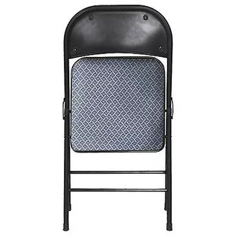 Peakform 4pk Fabric Padded Folding Chair Gray: Metal Frame, Polypropylene, No Assembly, Spot Clean Plastic Development GroupBullseye Deals