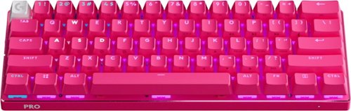 Open Box -  PRO X 60 LIGHTSPEED Wireless Gaming Keyboard (Tactile)-MAGENTA-US-2.4GHZ/BT-N/A-AMR-403-TACTILE SWIT