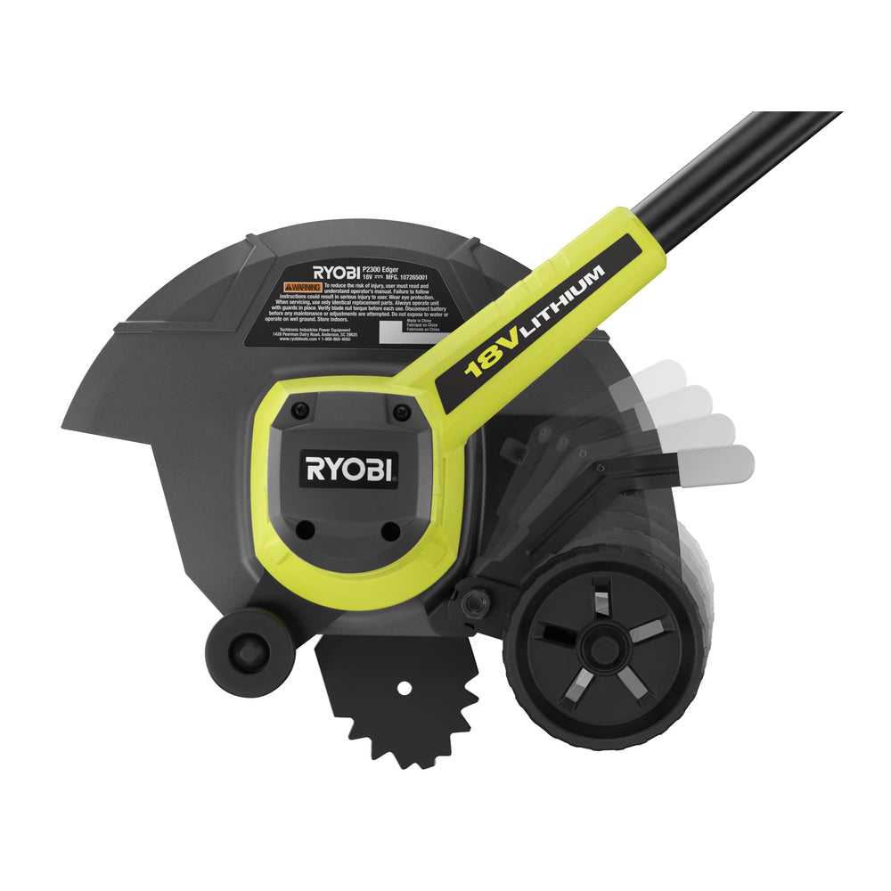 Open Box -  RYOBI ONE+ 9 in. 18-Volt Lithium-Ion Cordless Edger Battery and Charger Included RYOBIBullseye Deals