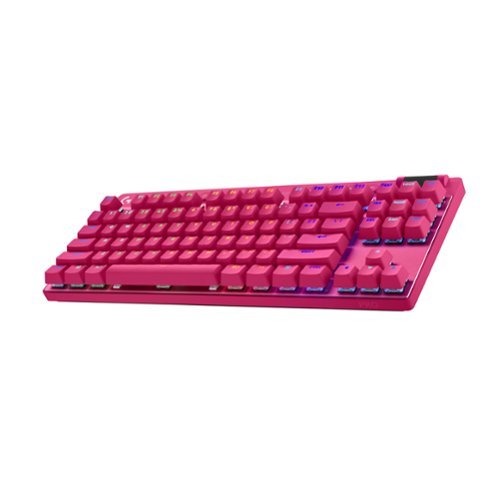 Refurbished - G PRO X TKL LIGHTSPEED Gaming Keyboard-MAGENTA-US-2.4GHZ/BT-TACTILE 920-012154