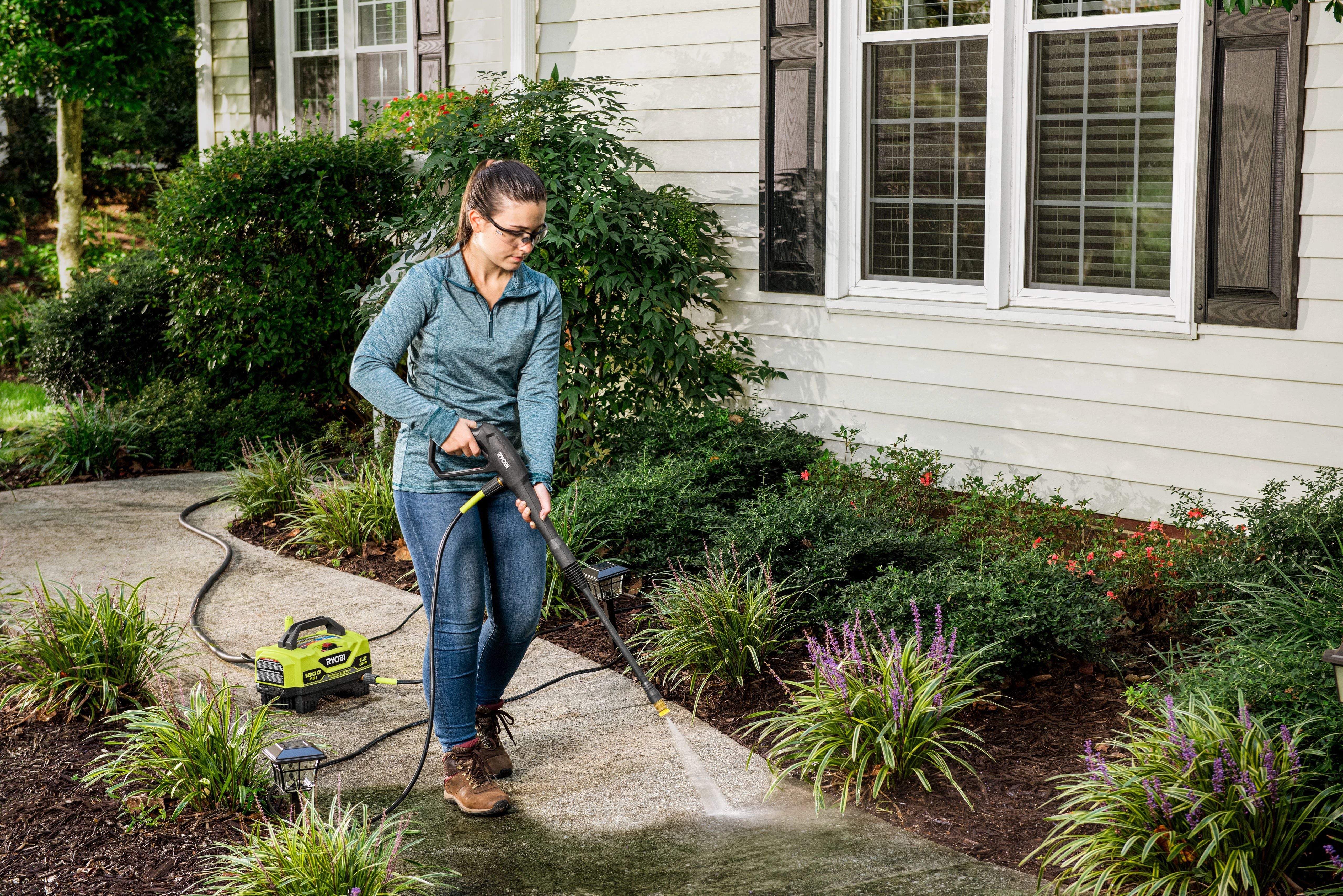 Open Box -  RYOBI 1800 PSI 1.2 GPM Cold Water Electric Pressure Washer RYOBIBullseye Deals