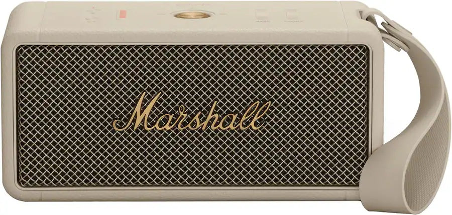 Certified Refurbished - Marshall Middleton Portable Bluetooth Speaker - Cream MarshallBullseye Deals