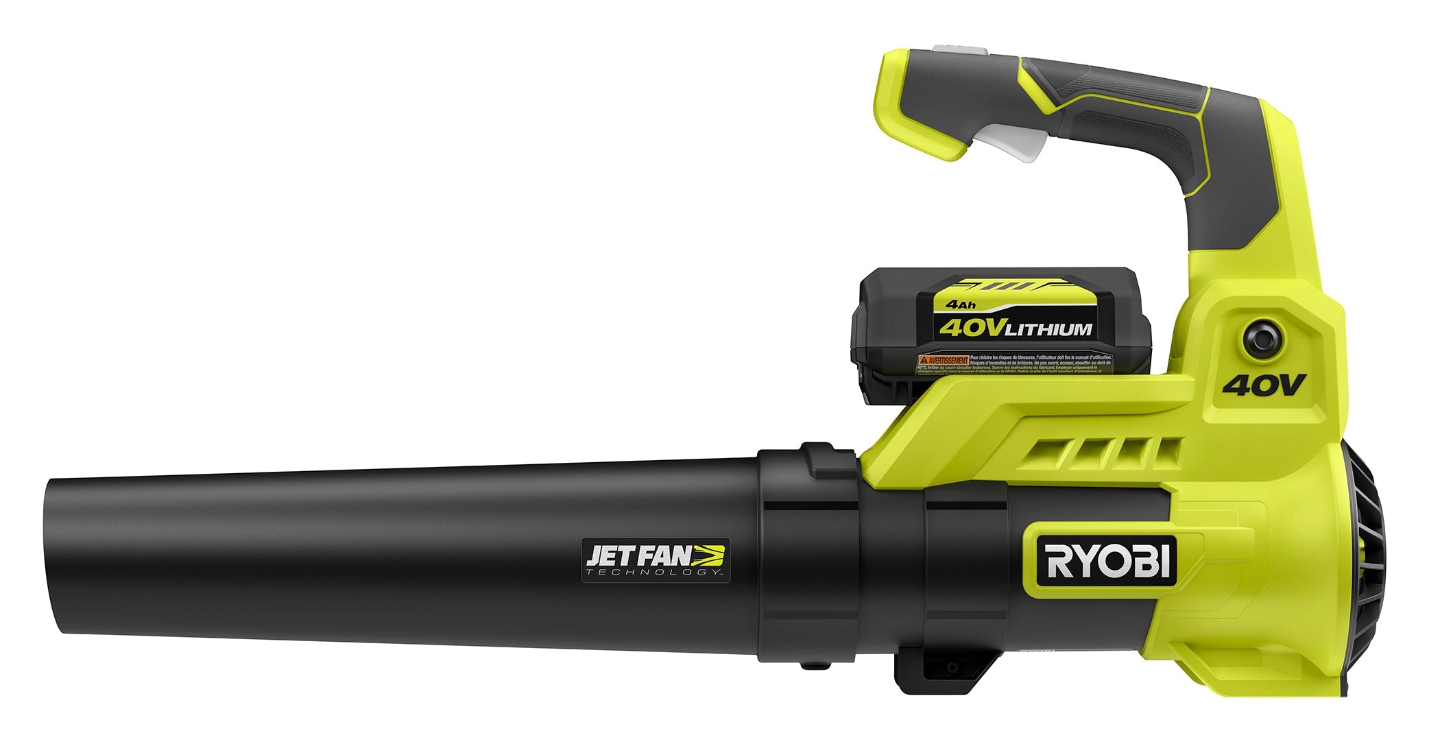 Open Box -  RYOBI 110 MPH 525 CFM 40-Volt Lithium-Ion Cordless Jet Fan Leaf Blower RYOBIBullseye Deals