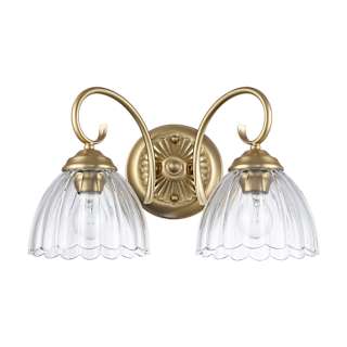 Open Box - Golden Lighting 6952-BA2 BCB-CLR - Bathroom Fixtures Indoor Lighting