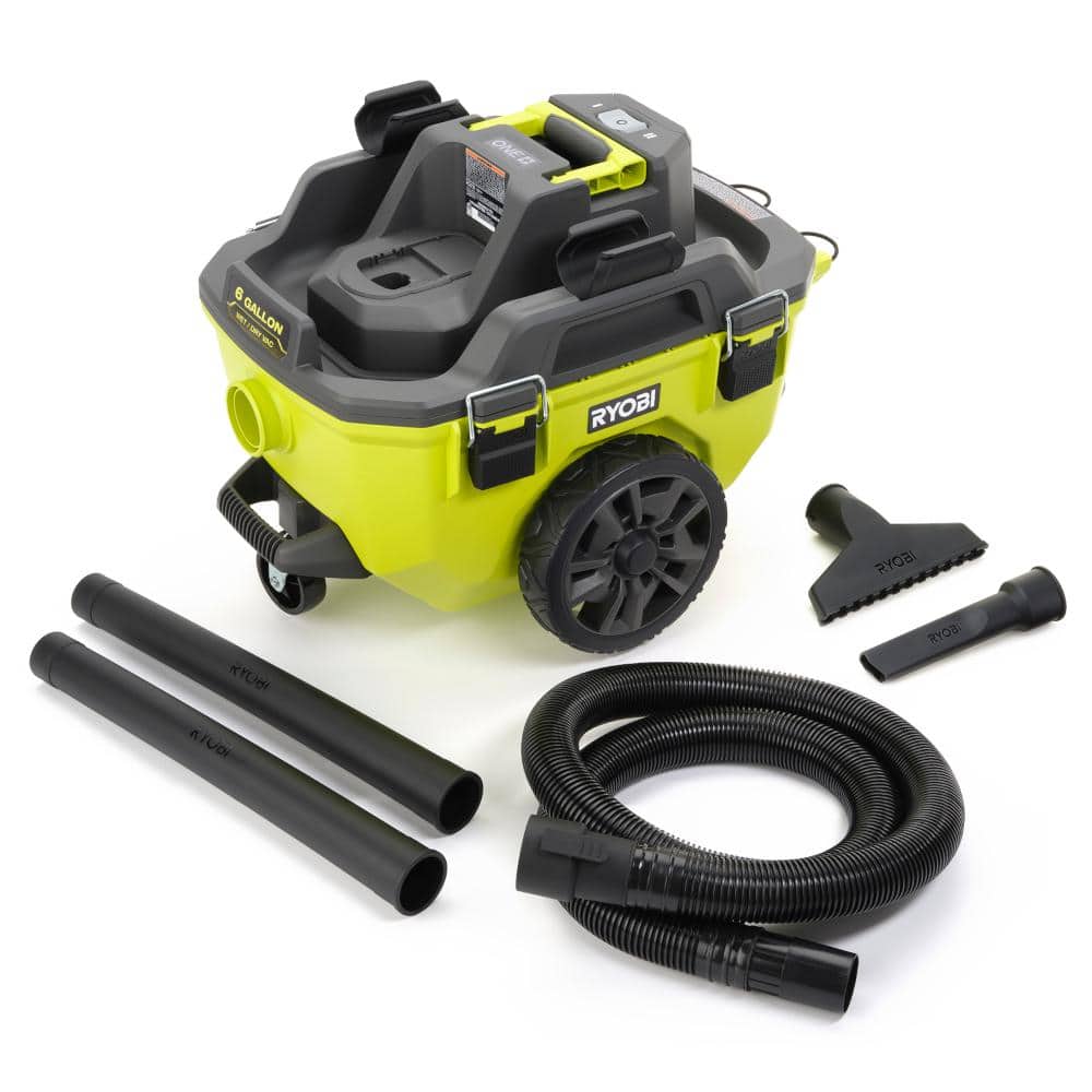 Open Box - RYOBI ONE+ 18V Cordless 6 Gal. Wet Dry Vacuum (Tool Only), Greens RYOBIBullseye Deals