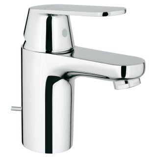 Open Box - Grohe 3287500A Eurosmart 1.2 GPM Cosmopolitan Single Hole Bathroom Faucet with SilkMove and WaterCare Technologies - Free Metal Pop-Up Drain Assembly with purchase