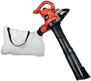 Open Box -  Black & Decker BV3600 12 Amp Two Speed Handheld Electric Mulcher Blower Vac