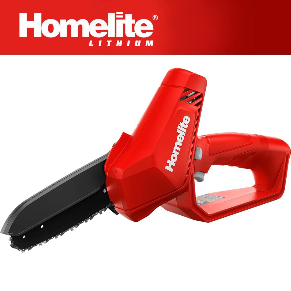 Open Box -  Homelite 12 V Lithium 6 in. Battery Pruning Mini Chainsaw with Internal 2.5 Ah Battery and Charger