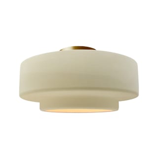 Open Box - Justice Design Group CER-6365-VAN-BRSS-LED1-700 - Ceiling Fixtures
