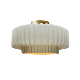Open Box - Justice Design Group CER-6373-MTGD-BRSS - Ceiling Fixtures Indoor Lighting