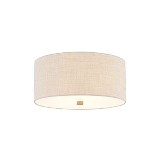Open Box - Justice Design Group FAB-9735-CREM-BRSS - Ceiling Fixtures Indoor Lighting