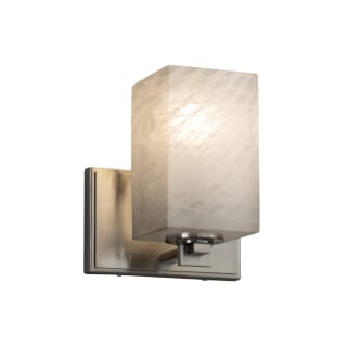 Open Box - Justice Design Group FSN-8441-15-WEVE-NCKL - Bathroom Fixtures Indoor Lighting Justice Design GroupBullseye Deals