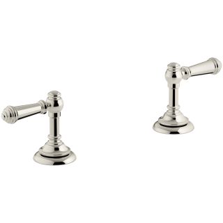 Open Box - Kohler K-98068-4-SN Artifacts Lever Handles for Bathroom Faucet