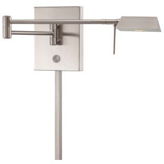 Open Box - Kovacs P4318-084 1 Light 6.25" Height LED Plug In Wall Sconce in Brushed Nickel with Pyramid Shade from the George's Reading Room Collection