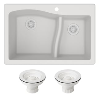 Open Box - Kraus KGD-442WHITE-PST1-WH - Kitchen Sinks Sinks