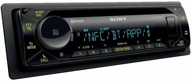 Certified Refurbished - Sony MEX-N5300BT Car Stereo Single Din Radio with Bluetooth, CD Player, USB/AUX SonyBullseye Deals