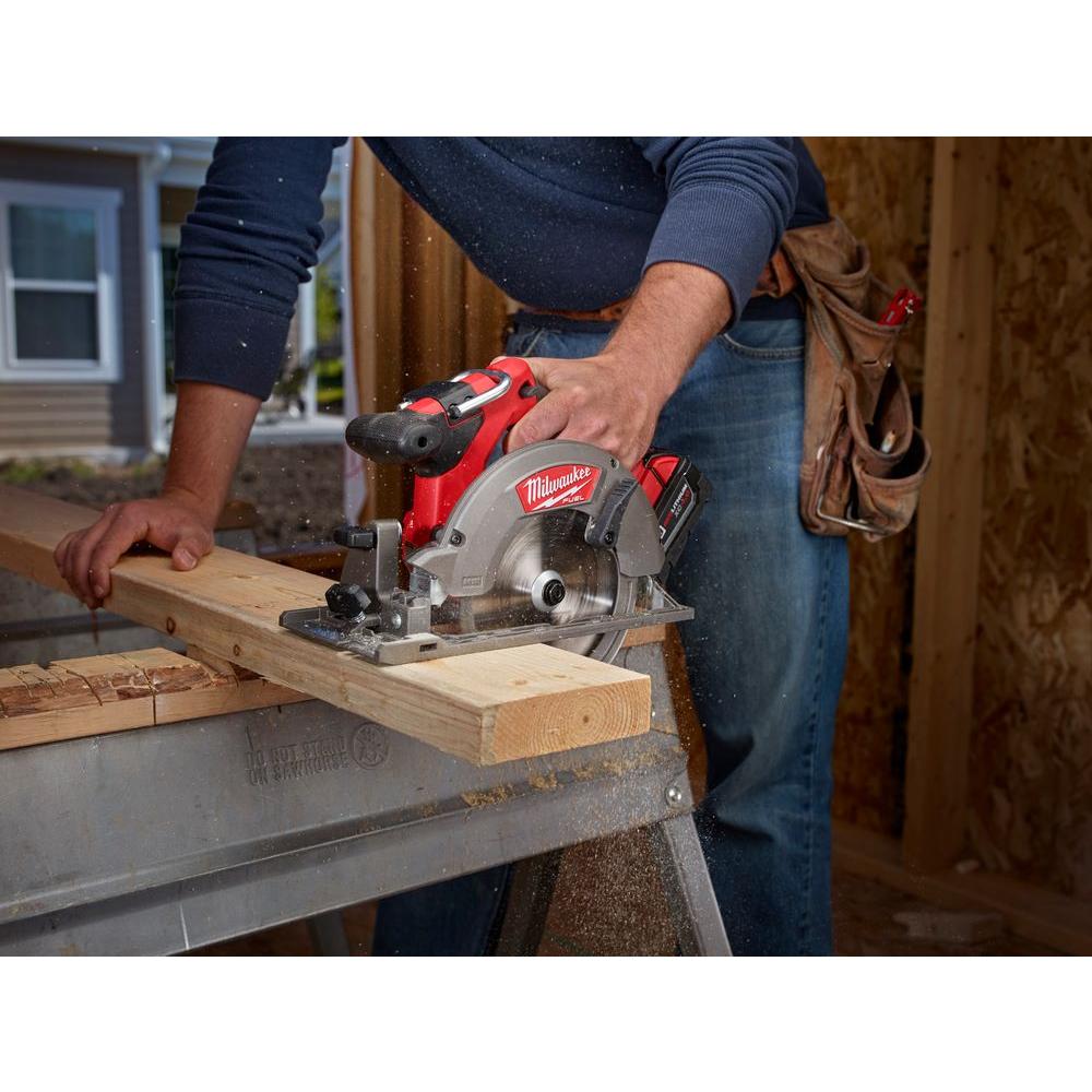 Open Box -  Milwaukee M18 FUEL 18-Volt Brushless Cordless 6-1/2 in. Circular Saw (Tool-Only) MilwaukeeBullseye Deals