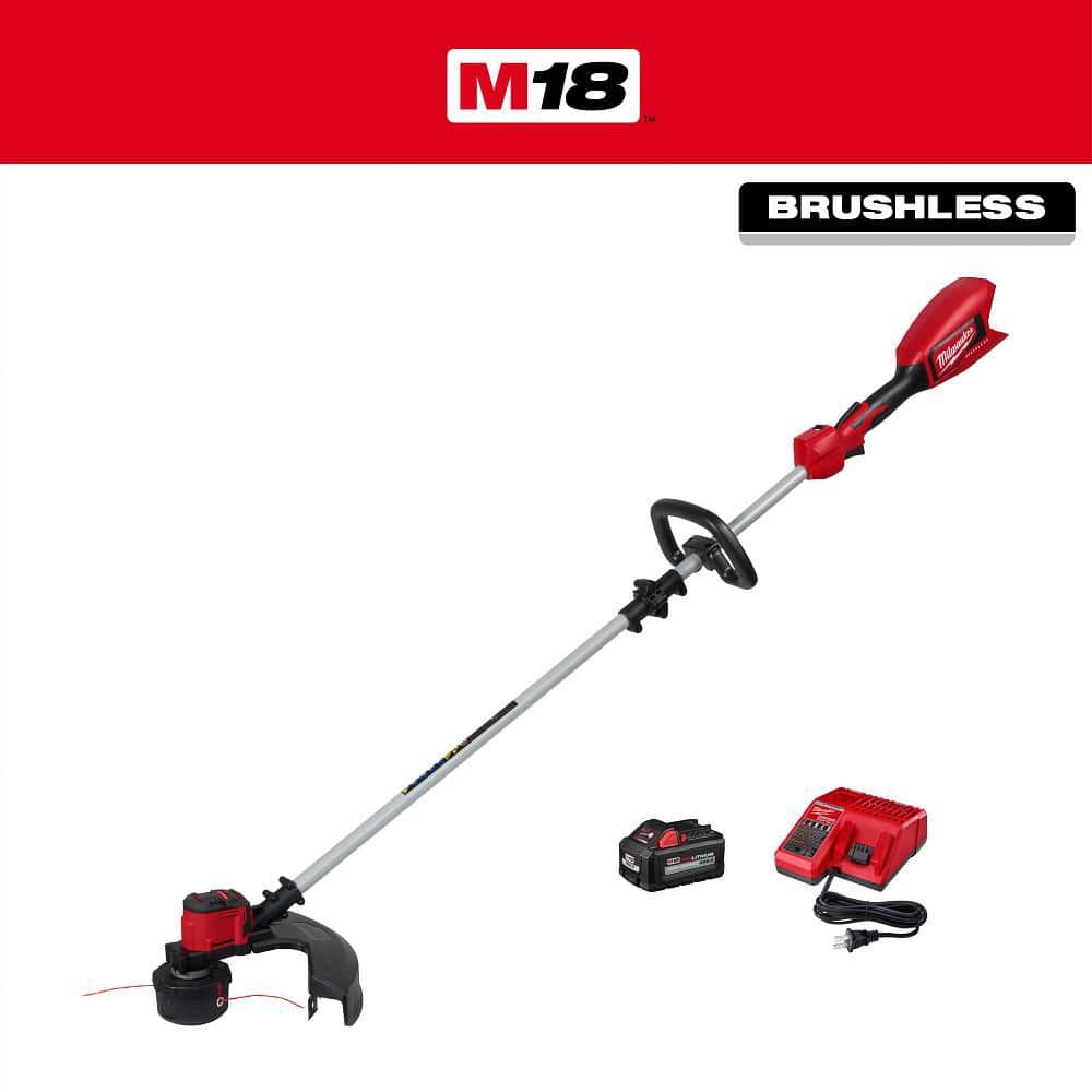 Open Box -  M18 Brushless 18V 16 in. Cordless Battery Powered String Trimmer Kit with 6.0 Ah High Output Battery and Charger