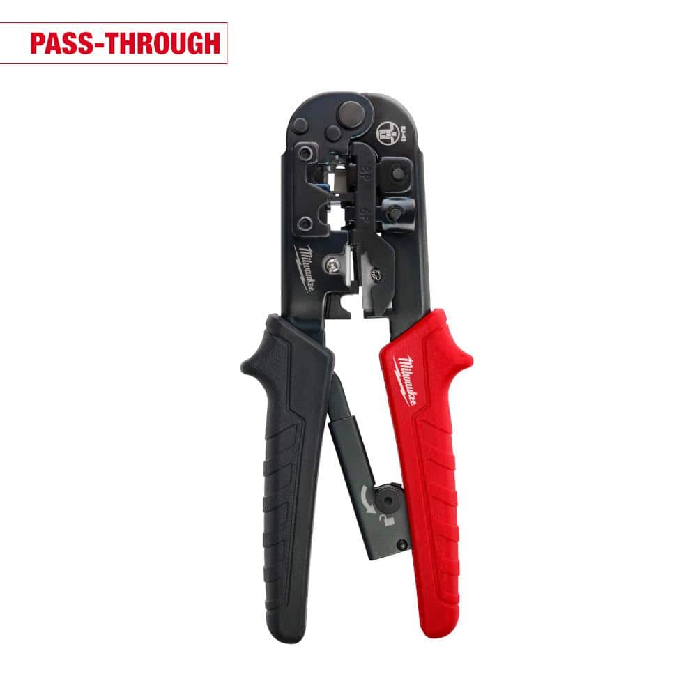 Open Box -  Milwaukee Tool Ratcheting Pass-Through Crimper & Stripper