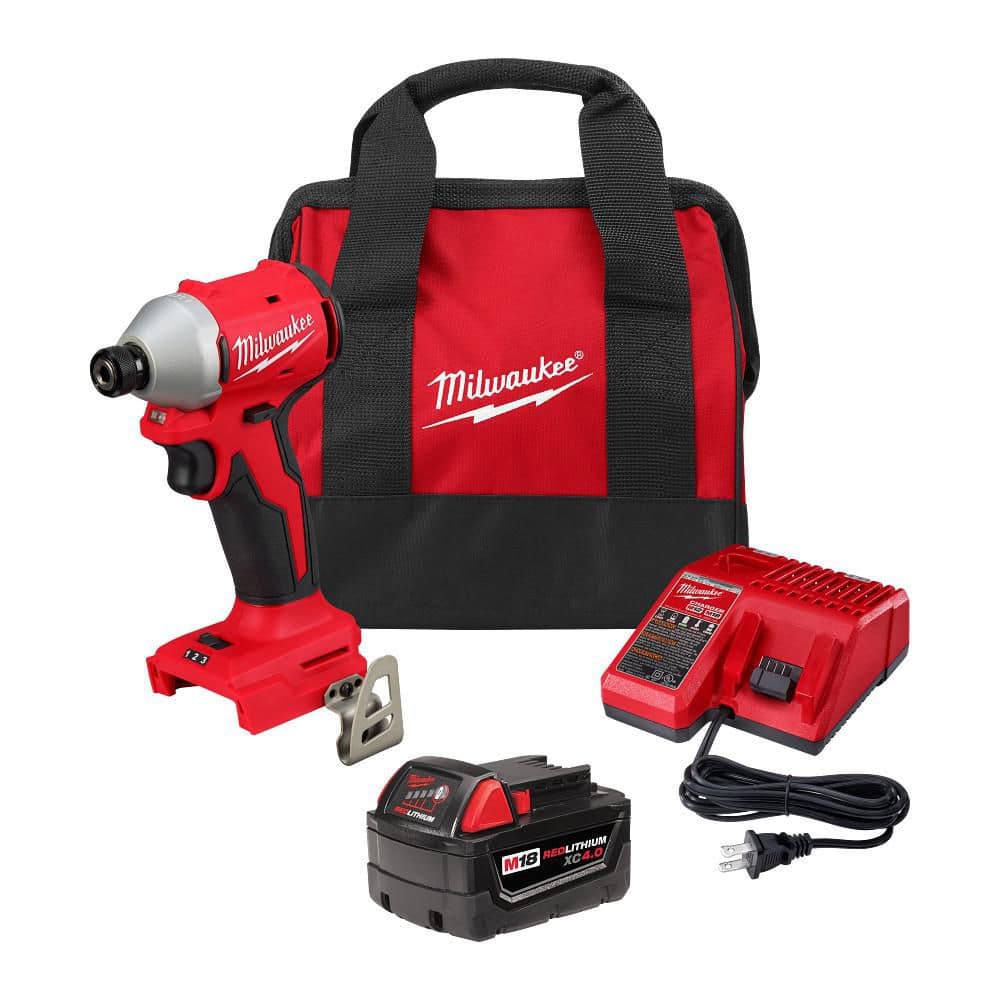 Open Box -  M18 18V Lithium-Ion Compact Brushless Cordless 1/4 in. Impact Driver Kit